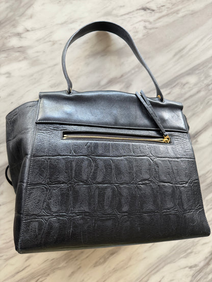 Celine croc embossed leather belt bag