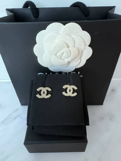 Chanel Cc earrings small model