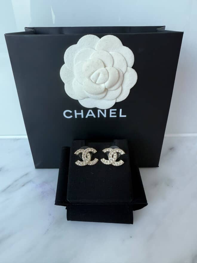 Chanel Cc earrings
